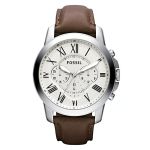 Đồng Hồ Nam Fossil Grant FS4735IE Màu Trắng Nâu