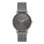 Đồng Hồ Nam Skagen Signatur Gray Steel Mesh Watch SKW6577 Màu Bạc
