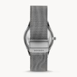 Đồng Hồ Nam Skagen Holst Automatic Charcoal Steel Mesh Watch SKW6614 Màu Bạc