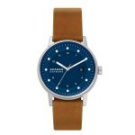 Đồng Hồ Nam Skagen Henriksen Solar-Powered Leather Watch SKW6739 Màu Nâu