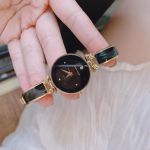 Đồng Hồ Nữ Anne Klein 1980BKGB Kiềng Lắc Màu Đen Vàng