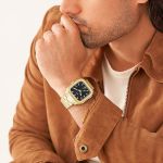 Đồng Hồ Nam Fossil Inscription Three-Hand Date Gold-Tone Stainless Steel FS5932 Màu Vàng Đen