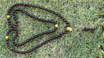 Vòng cổ Hổ phách Baltic tự nhiên 108 hạt 10072114