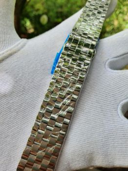 DAY22 dây kim loại đồng hồ màu trắng thép size 20( Đầy đủ các size)