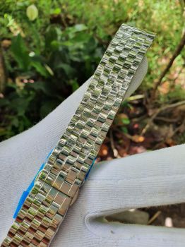 DAY22 dây kim loại đồng hồ màu trắng thép size 20( Đầy đủ các size)