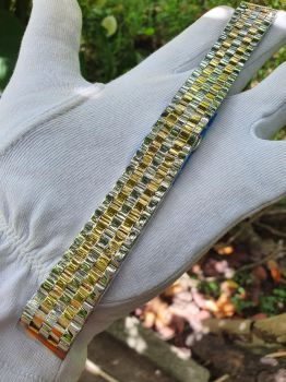 DAY27 dây kim loại đồng hồ màu demi thép size 20( Đầy đủ các size)