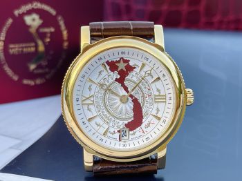 Đồng hồ Bản đồ Việt Nam nổi 3D Phiên bản giới hạn Limited 252VN129 - vietnam watch