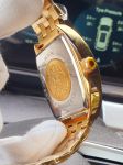 Đồng hồ chữ ký Tổng thống dáng oval mặt vàng 25253DKL