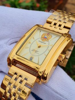 Đồng hồ Nga Poljot Tổng thống dáng chữ nhật 252056DKL-02