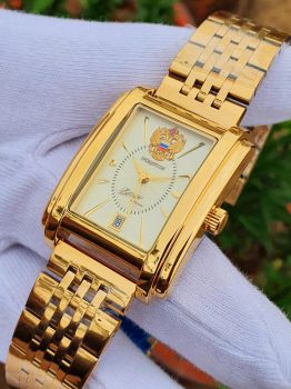 Đồng hồ Nga Poljot Tổng thống dáng chữ nhật 252056DKL-02