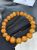 Vòng Hổ Phách Nga đeo tay vàng cam VHP120122-03