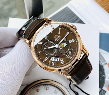 Đồng hồ ORIENT Sun and Moon gen 3 cafe RA-AK0009T