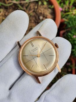 Đồng hồ cổ Poljot 29 jewels automatic vàng đúc nguyên khối 583