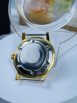 Đồng hồ Poljot 17 jewels máy cơ cót bọc vàng cọc số chẵn lịch lúp