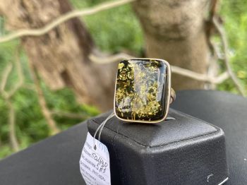 Nhẫn đá hổ phách Baltic NHP040622-01