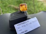 Nhẫn đá hổ phách Baltic tự nhiên NHP040622-02