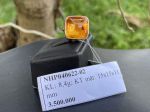 Nhẫn đá hổ phách Baltic tự nhiên NHP040622-02