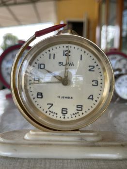Đồng hồ để bàn cổ - Đồng hồ Slava tàu vũ trụ bay quanh trái đất