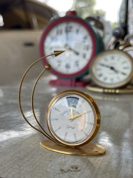 Lịch vũ trụ để bàn Liên Xô siêu hiếm, mô hình tàu vũ trụ bay quanh trái đất