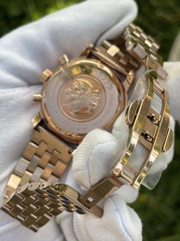 Đồng hồ Nga President 43329021 DKL 3 núm 5 kim huyền thoại 2 dây kim loại và dây da