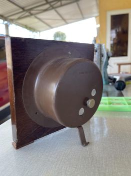 Đồng hồ cổ để bàn bằng gỗ máy cơ cổ điển Nga Liên Xô