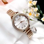 Đồng hồ CITIZEN Silhouette Crystal Rose Gold Ladies Watch FE7043-55A