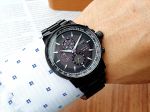 Đồng hồ Citizen Eco-Drive NightHawk Chronograph CA0297-52W