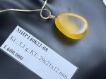 Mặt dây chuyền hổ phách móc mạ vàng MHP140822-08