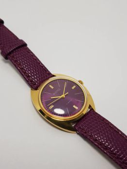 Vostok Watches Đồng hồ cổ Liên Xô bọc vàng máy cơ cót 2409A
