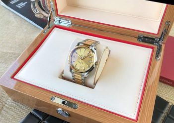 Đồng hồ Omega 231.20.42.21.08.001 Aqua Terra Master Co-Axial demi vàng khối 18k