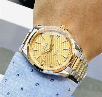 Đồng hồ Omega 231.20.42.21.08.001 Aqua Terra Master Co-Axial demi vàng khối 18k