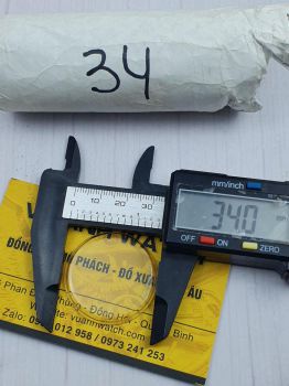 Mặt kính mica đồng hồ Nga Liên Xô size 34mm