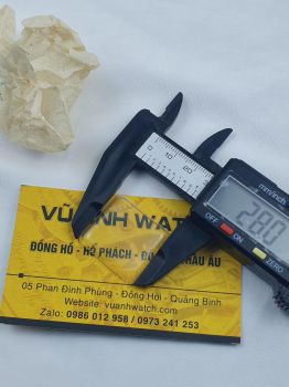 Mặt kính mica vuông size 26x28 đồng hồ Nga Liên Xô