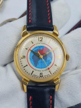 Đồng hồ Sputnik sản xuất bởi nhà máy kirov siêu hiếm càng nhện tiền thân Poljot