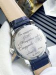 Đồng hồ Nga bạc đúc nguyên khối xanh cô ban máy cơ 3105 17 jewels