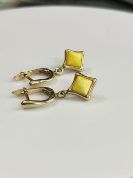 Bông tai hổ phách 23010701