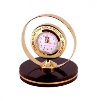 Đồng hồ Nga Poljot để bàn biểu tượng Chính phủ Đặt hàng Logo riêng