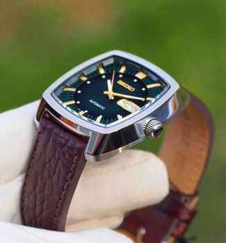 Đồng hồ Nhật SEIKO Recraft Automatic Green Dial SNKP27 - Mặt vuông xanh lá cực hiếm