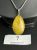 Mặt dây chuyền Hổ Phách Nga màu vàng móc bạc MHP230218-07