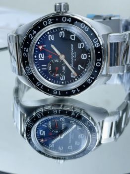 Vostok Komandirskie 02018A GMT 32 jewels