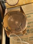 Đồng hồ Nga Poljot 29 chân kính vàng đúc nguyên khối 583 CCCP full box