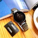 Đồng Hồ Cặp Đôi Citizen Axiom EcoDrive AU1065-58E và GA1055-57F