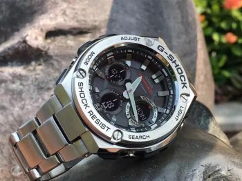 Đồng Hồ Nam Casio G-Shock GST-S110D-1A Sterling G-Steel Edition