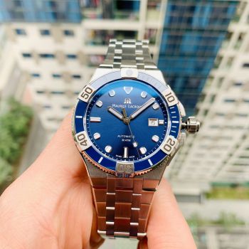 Đồng Hồ Nam Maurice Lacroix Ventuner Blue AI6058-SS002-430-1