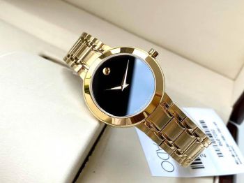 Đồng Hồ Nữ Movado 0607282 Women's Stiri Black Quartz Watch