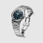 Đồng Hồ Nam Corniche La Grande Stainless Steel With Blue Dial