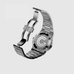 Đồng Hồ Nam Corniche La Grande Stainless Steel With Blue Dial