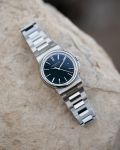 Đồng Hồ Nam Corniche La Grande Stainless Steel With Blue Dial