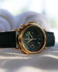 Đồng Hồ Nam Corniche Heritage Chronograph Yellow Gold with Green Dial