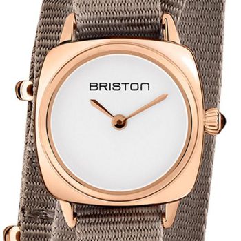 Đồng Hồ Nữ Briston Clubmaster Lady Acier Gold 19924.SPRG.M.2.NT